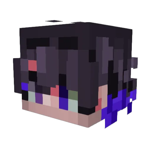 Degio_ Minecraft avatar head, 3D render