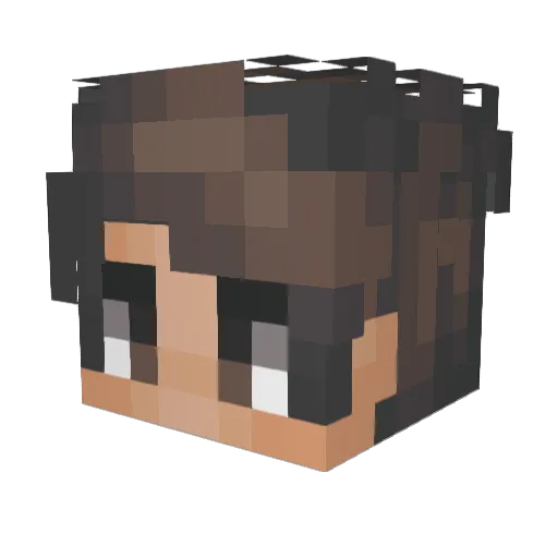 Degrado93 Minecraft avatar head, 3D render