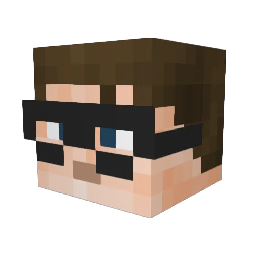 DegreesofKelvin Minecraft avatar head, 3D render
