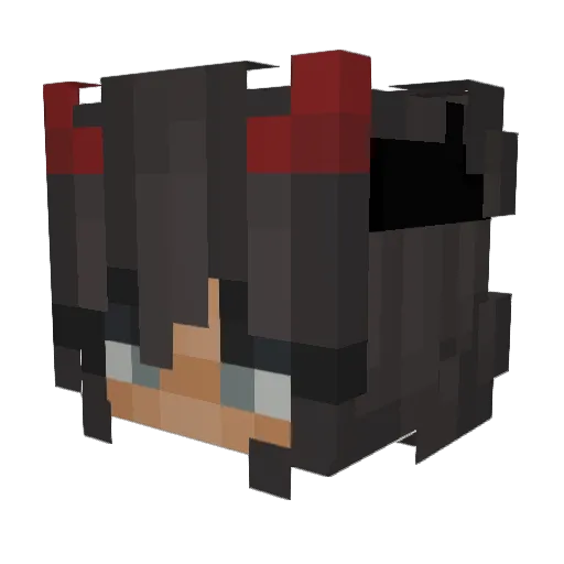 Degsie23 Minecraft avatar head, 3D render