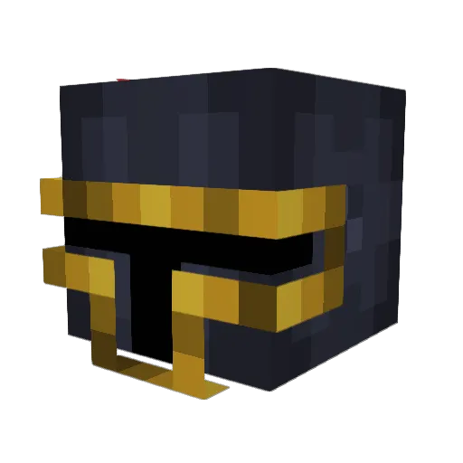 Dehydrated Minecraft avatar head, 3D render