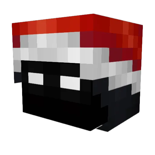 DeiDiggeMudda Minecraft avatar head, 3D render