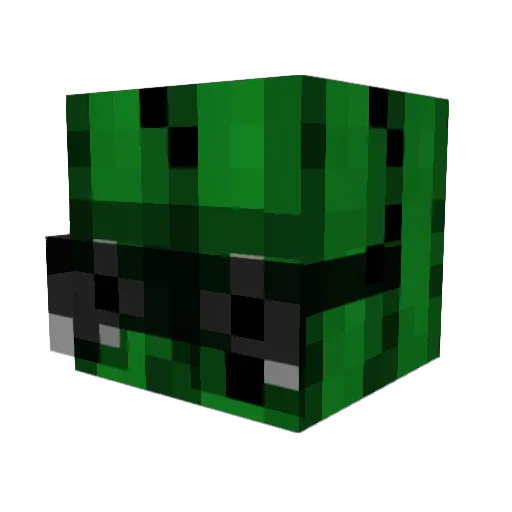 DeiZzy Minecraft avatar head, 3D render