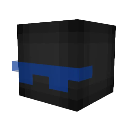 Deiau Minecraft avatar head, 3D render