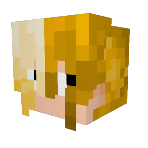 DeicideRo Minecraft avatar head, 3D render