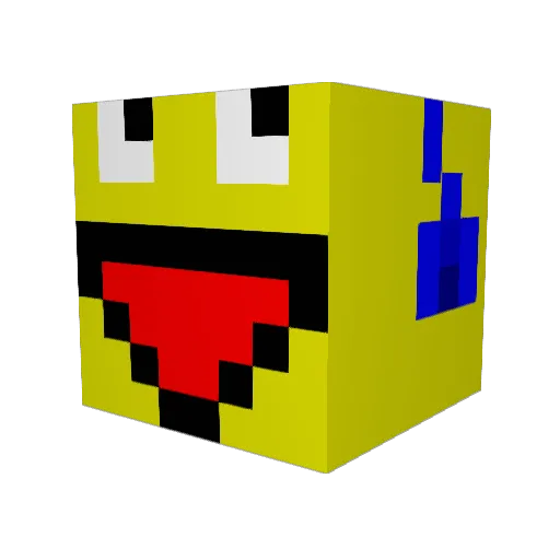 Deicist Minecraft avatar head, 3D render
