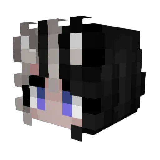 DeiminCraft Minecraft avatar head, 3D render