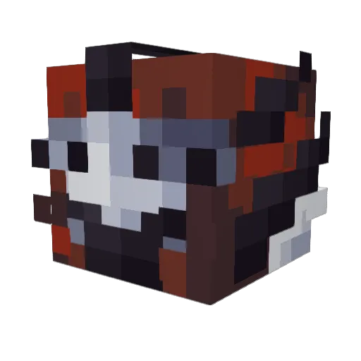 Deimos05 Minecraft avatar head, 3D render