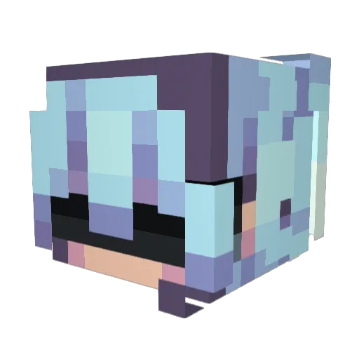 Deimos292869 Minecraft avatar head, 3D render