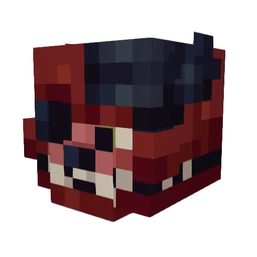 DeineMUDDA88 Minecraft avatar head, 3D render