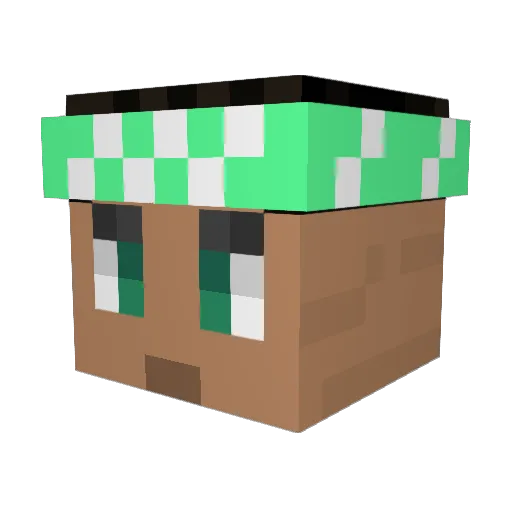 Deisha_Armon Minecraft avatar head, 3D render