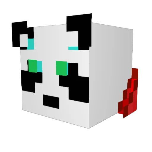 Deividas_ Minecraft avatar head, 3D render