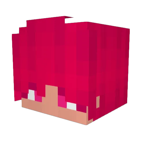 Deiwoh Minecraft avatar head, 3D render