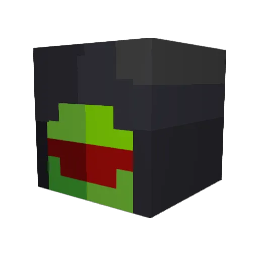DejaZu Minecraft avatar head, 3D render