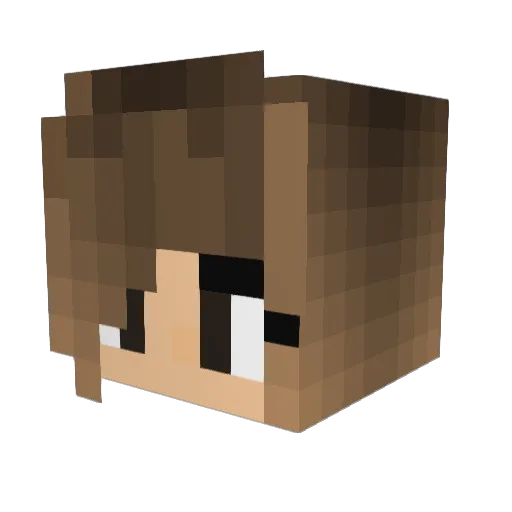 Deja_is_Cool Minecraft avatar head, 3D render