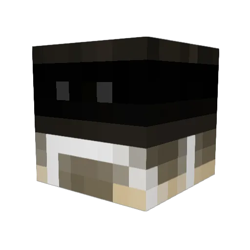 Dejavu1414 Minecraft avatar head, 3D render