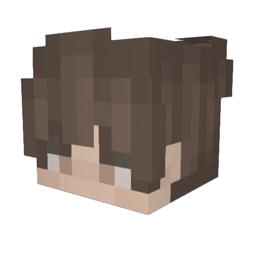 Dejmien_B Minecraft avatar head, 3D render