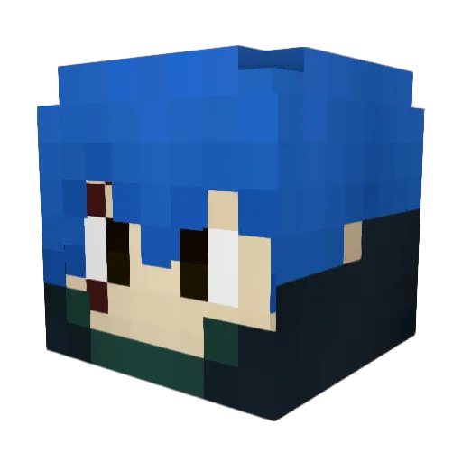 Dejon5100 Minecraft avatar head, 3D render