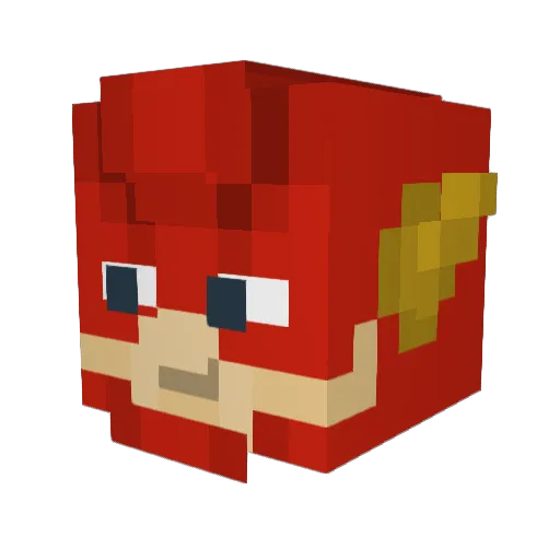 Dejvik_ Minecraft avatar head, 3D render