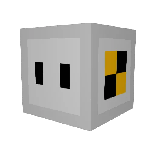 DekFlay Minecraft avatar head, 3D render