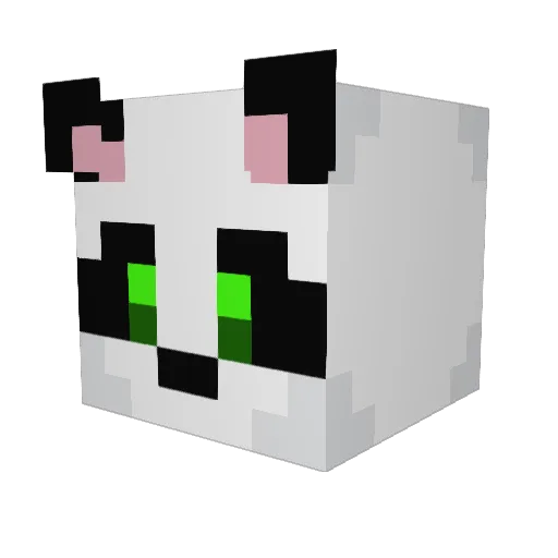 DekerThunders Minecraft avatar head, 3D render