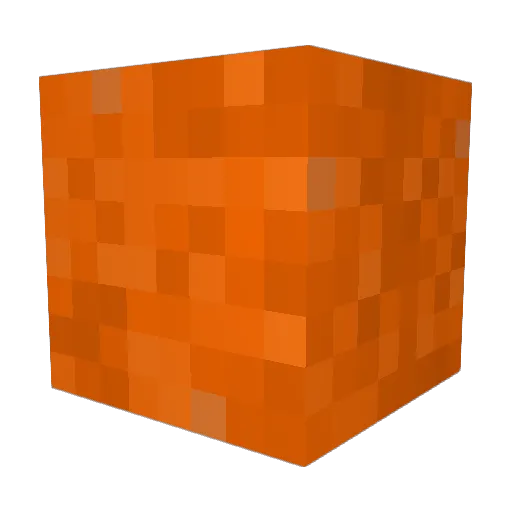 Dekomien Minecraft avatar head, 3D render