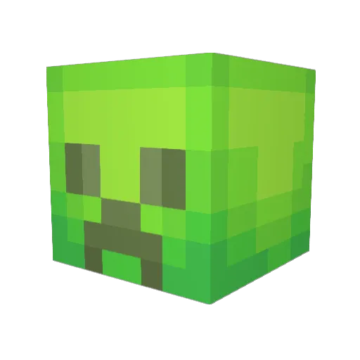 Deksito Minecraft avatar head, 3D render