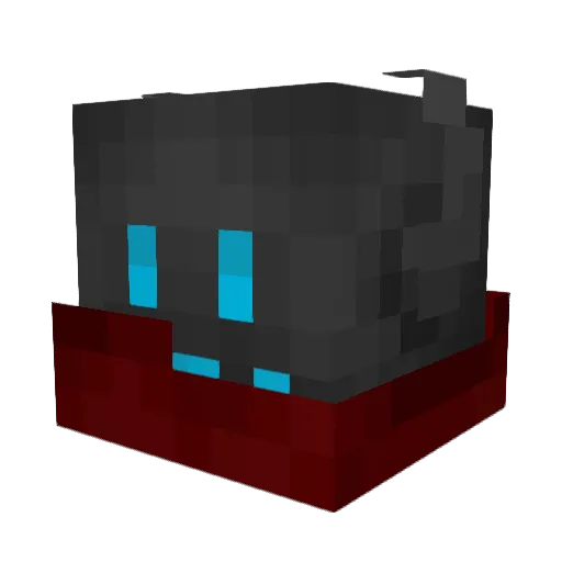 DekuDeluxe Minecraft avatar head, 3D render