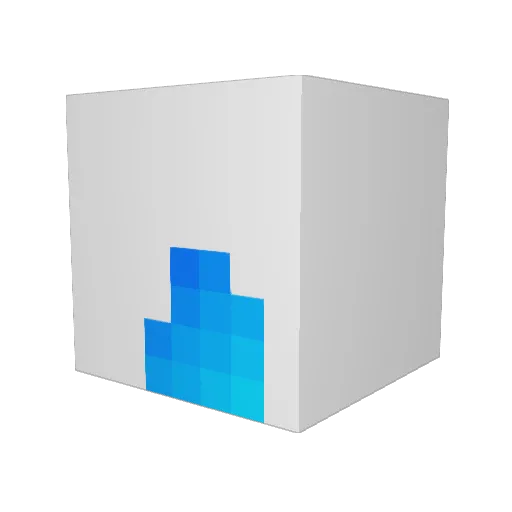 DekuEmployee Minecraft avatar head, 3D render