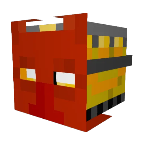 DekuSoldier Minecraft avatar head, 3D render