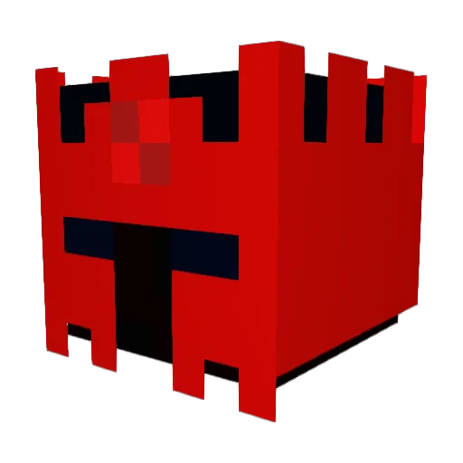 Deku_infinite Minecraft avatar head, 3D render