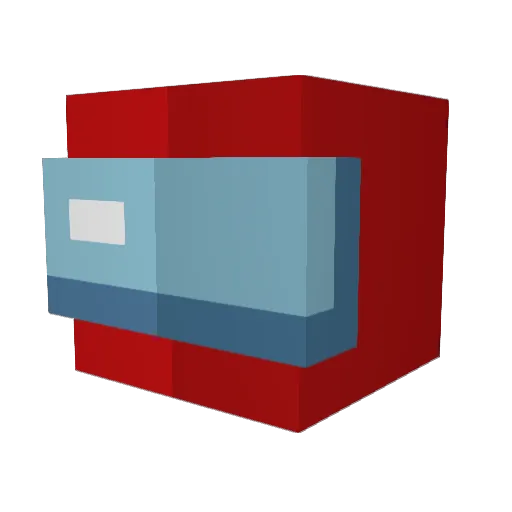 DelTacoIcedCoffe Minecraft avatar head, 3D render