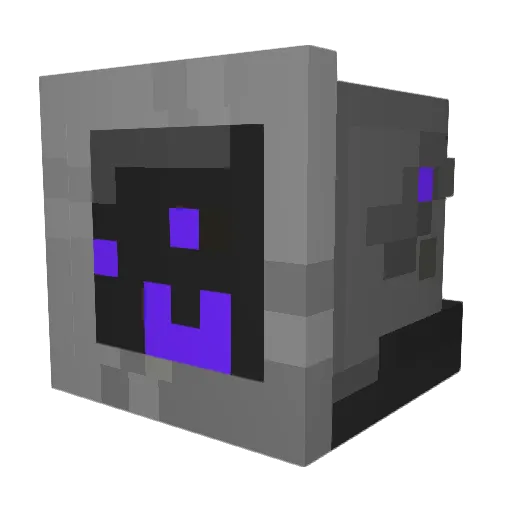 Delarozka Minecraft avatar head, 3D render