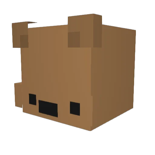 DelasPrdelHavlis Minecraft avatar head, 3D render