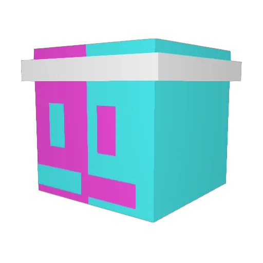 Delayed_Lag Minecraft avatar head, 3D render