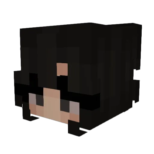 Delena333 Minecraft avatar head, 3D render