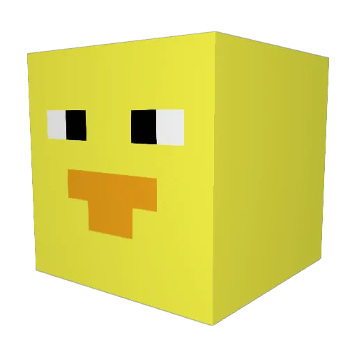 Delenath1234 Minecraft avatar head, 3D render