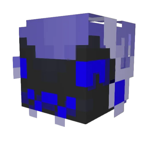 Delender1100 Minecraft avatar head, 3D render