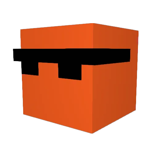 DeleteCraft Minecraft avatar head, 3D render