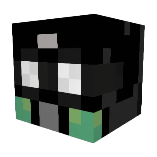 DeleteDraws Minecraft avatar head, 3D render