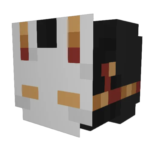 DeletedByIrina Minecraft avatar head, 3D render