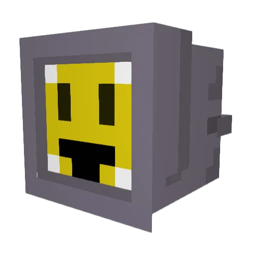 DeletedI Minecraft avatar head, 3D render