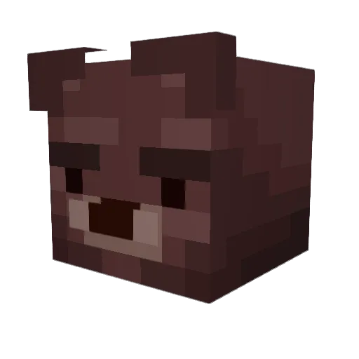 DeletoBlu Minecraft avatar head, 3D render