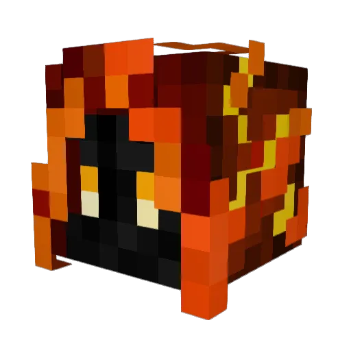 Delfuago_Wizard Minecraft avatar head, 3D render