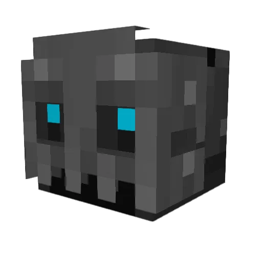 Delgravitas Minecraft avatar head, 3D render