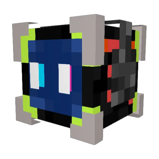Delight_loop Minecraft avatar head, 3D render