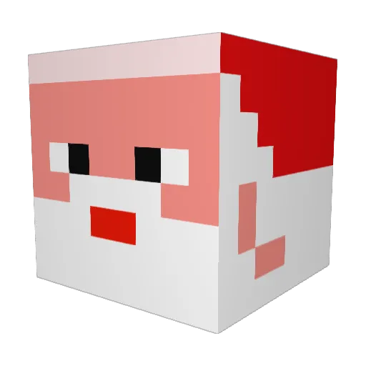 DelightfulAlex Minecraft avatar head, 3D render