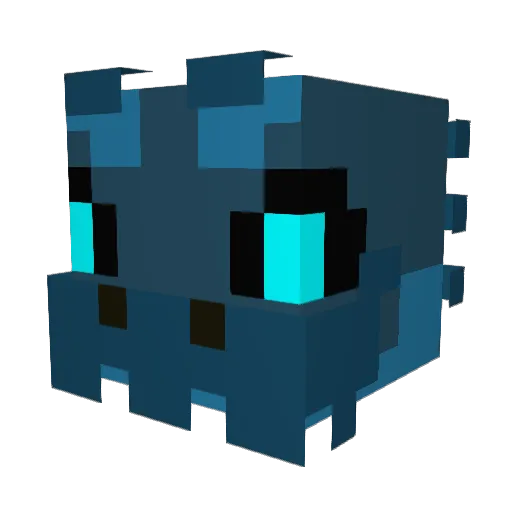 DelilahTheDerg Minecraft avatar head, 3D render