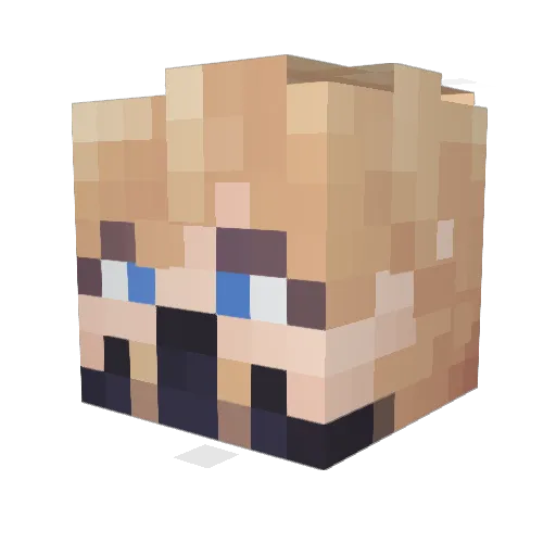 Delilah_Keen Minecraft avatar head, 3D render