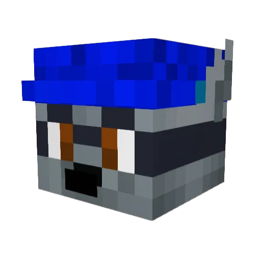 Delima__ Minecraft avatar head, 3D render